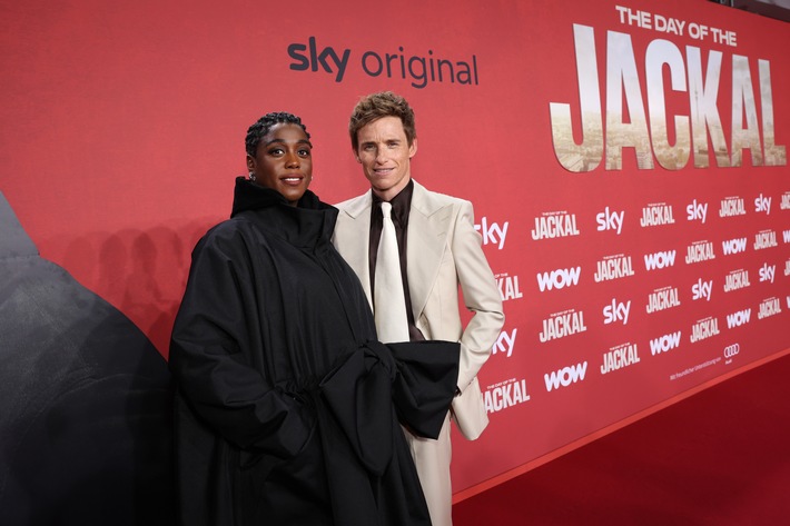 Action in Berlin: Deutschlandpremiere der Sky Original Serie "The Day of the Jackal" mit Eddie Redmayne und Lashana Lynch