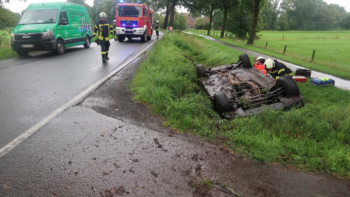 POL-DEL: Landkreis Oldenburg: Eine Person bei Verkehrsunfall in Hude leicht verletzt