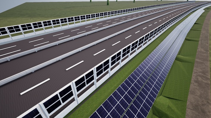 Wie aus Autobahnen Solarkraftwerke werden