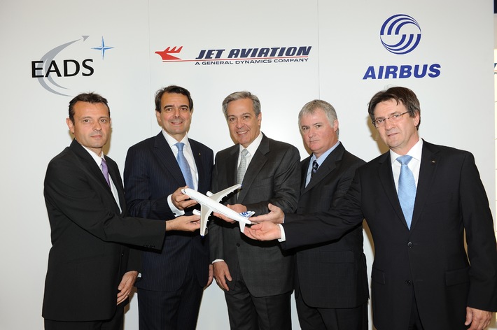 Jet Aviation and Airbus sign a new agreement about the status as an Approved Airbus Completions Center