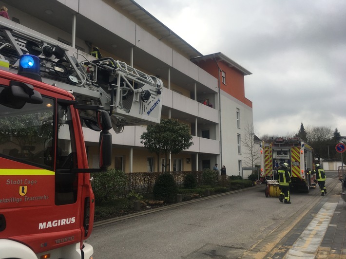 FW Lage: Feuer 3 / Wohnungsbrand - 10.01.2019 - 12:04 Uhr