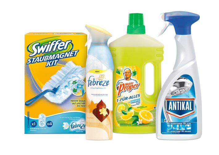 Swiffer, Febreze, Meister Proper und Antikal erledigen den Herbst-Putz fast von alleine (mit Bild)