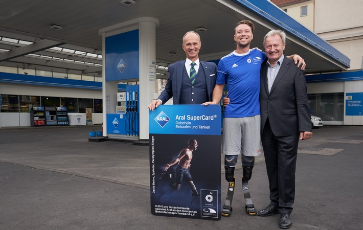 Sonderedition zur Para Leichtathletik-EM in Berlin: Aral SuperCard mit Paralympics-Sieger David Behre