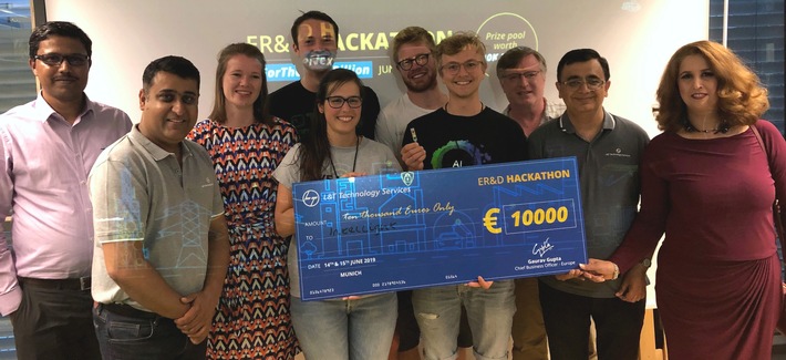 L&T Technology Services beendet Europatour mit Hackathon in München / Den Hauptpreis von 10.000 Euro im Bereich Mobility gewann das Team "INTELLIGHT" mit einer Ampelschaltung durch neuronale Netze