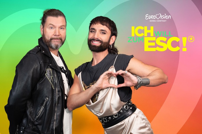 &quot;Ich will zum ESC!&quot; mit Conchita Wurst und Rea Garvey - exklusive Serie mit Gesangs-Talenten ab 25. Januar in der ARD Mediathek