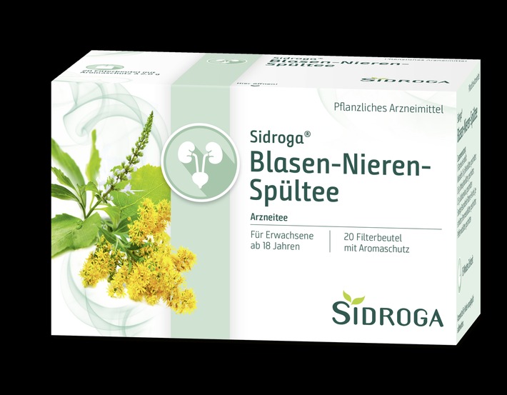 Sidroga® Arzneitees für Blase und Niere: Natürliche Unterstützung für die Harnwege