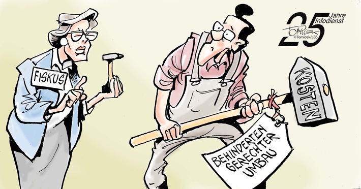 Behindertengerecht umgebaut / Mehraufwendungen für Miete waren zum Teil abziehbar