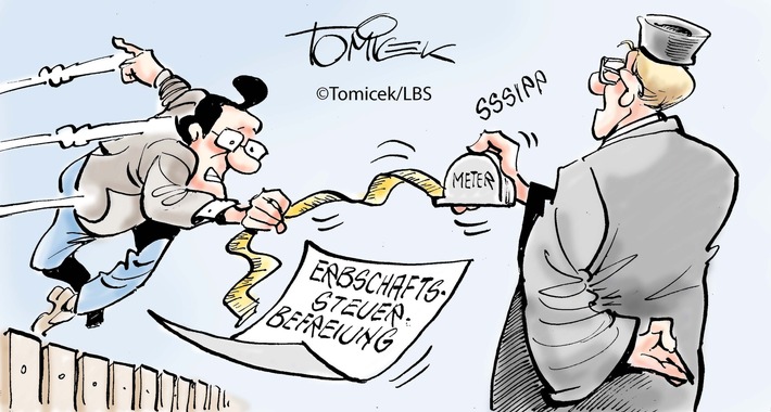 Grundfläche des Hauses zählt / Größere Flurstücke und die Erbschaftssteuer
