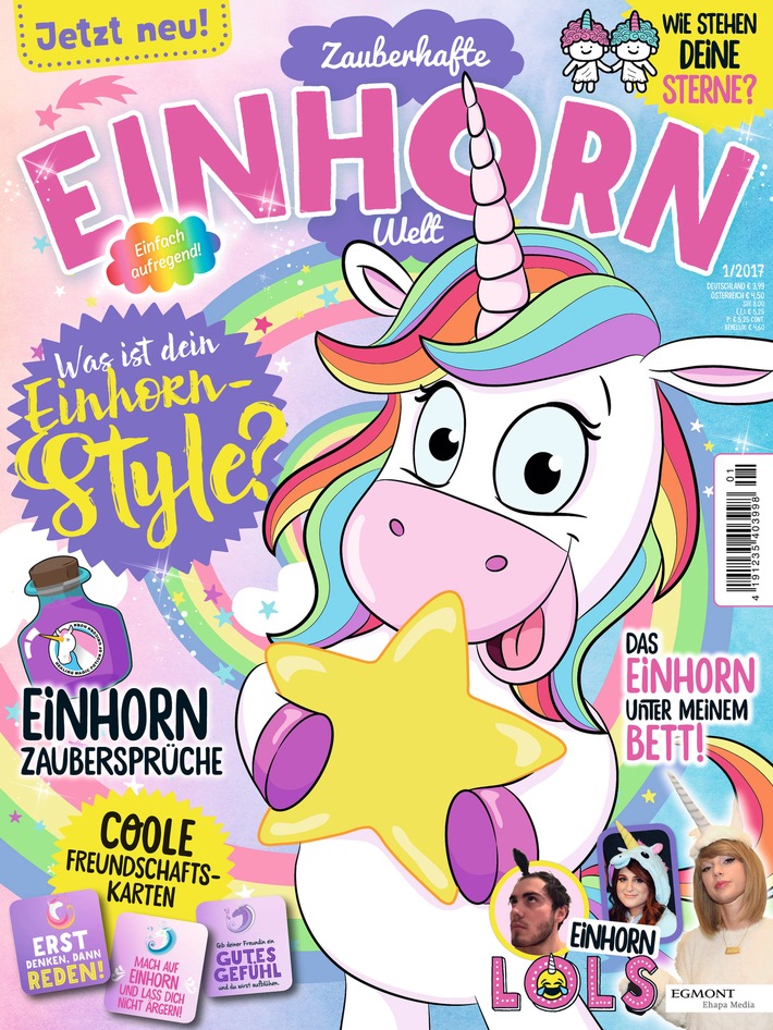 Fantastische Einhörner jetzt als Magazin: Zauberhafte Einhorn-Welt