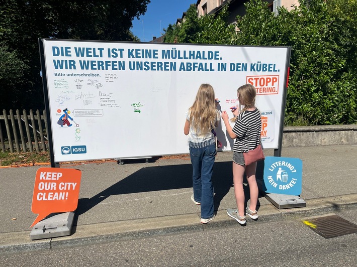 Medienmitteilung: «Zürcher Knabenschiessen: Abfall im Visier»