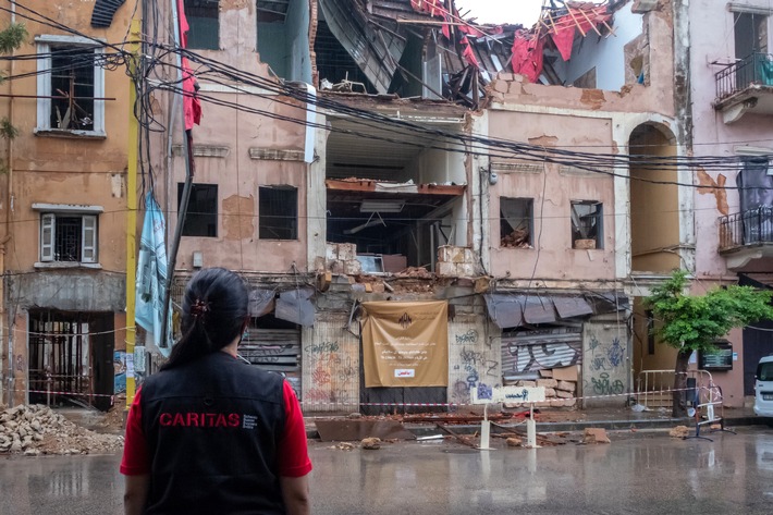 Un an après l&#039;explosion à Beyrouth, Caritas continue de fournir une aide indispensable