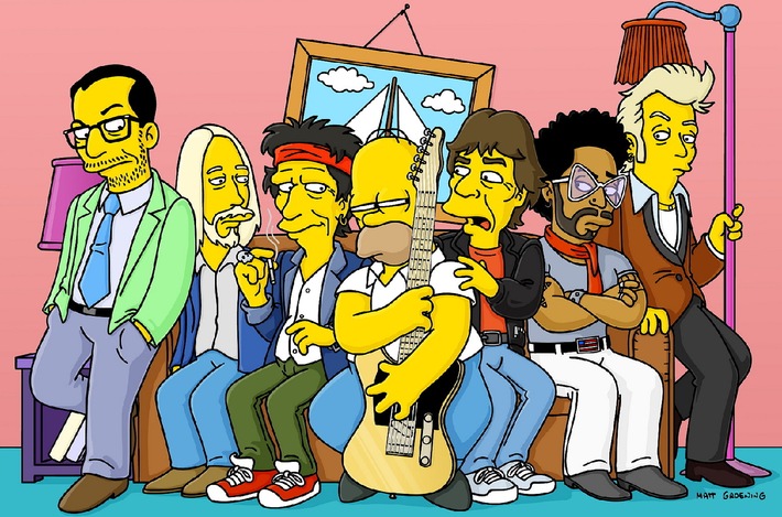 Musik ist gelb! ProSieben zeigt die musikalischen Highlights aus 20 Staffeln &quot;Die Simpsons&quot; am Samstag, 14. Mai 2011 (mit Bild)