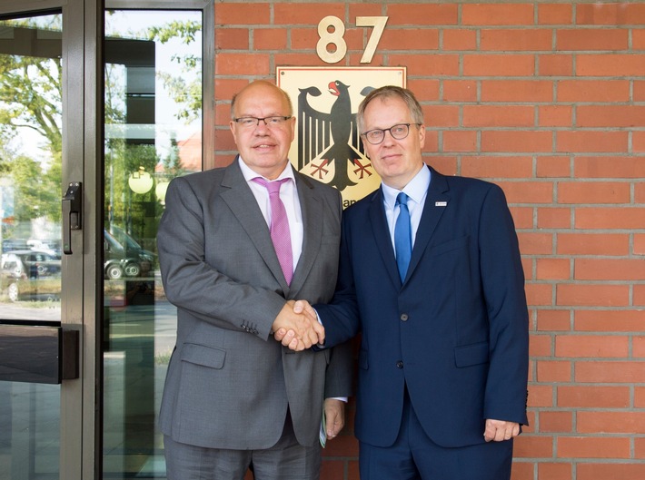 Bundeswirtschaftsminister Altmaier besucht die BAM