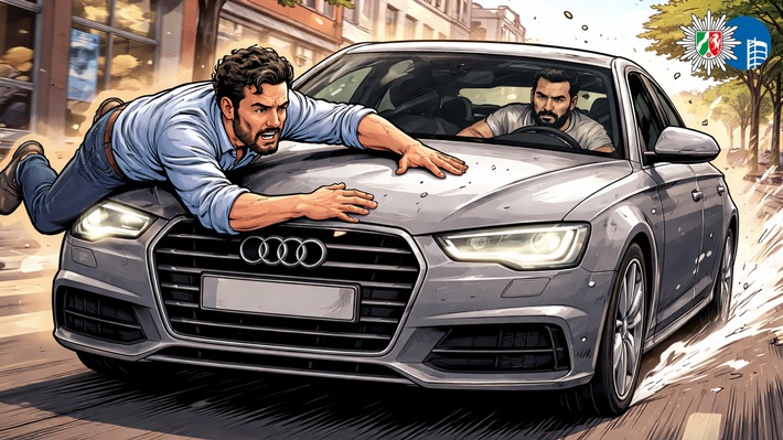 POL-OB: Dreister Diebstahl in Juweliergeschäft - Täter flüchtet mit Pkw