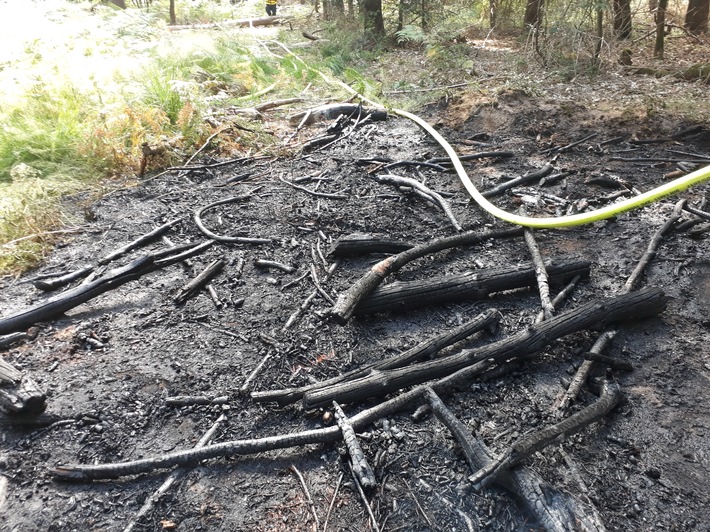 FW-Dorsten: +++ Waldbrand am gestrigen Nachmittag +++