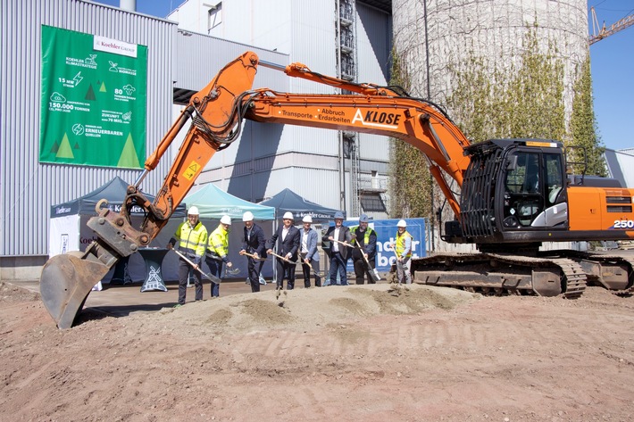 Groundbreaking ceremony for EUR 70 million project: Koehler Group converts from coal-fired to environmentally friendly biomass power plant