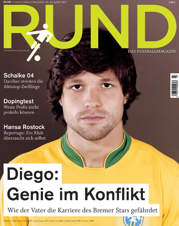 Titel-Story im neuen RUND / Diego: Genie im Konflikt