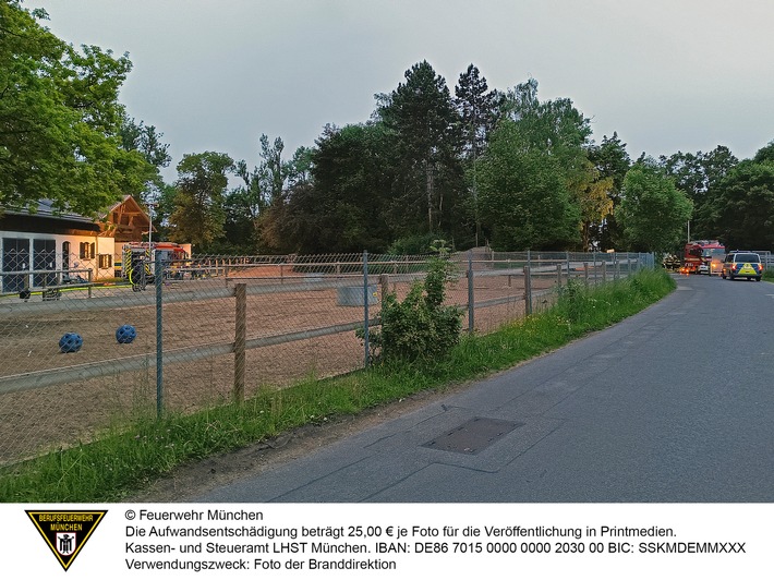 FW-M: Brand in Polizeiinspektion (Riem)