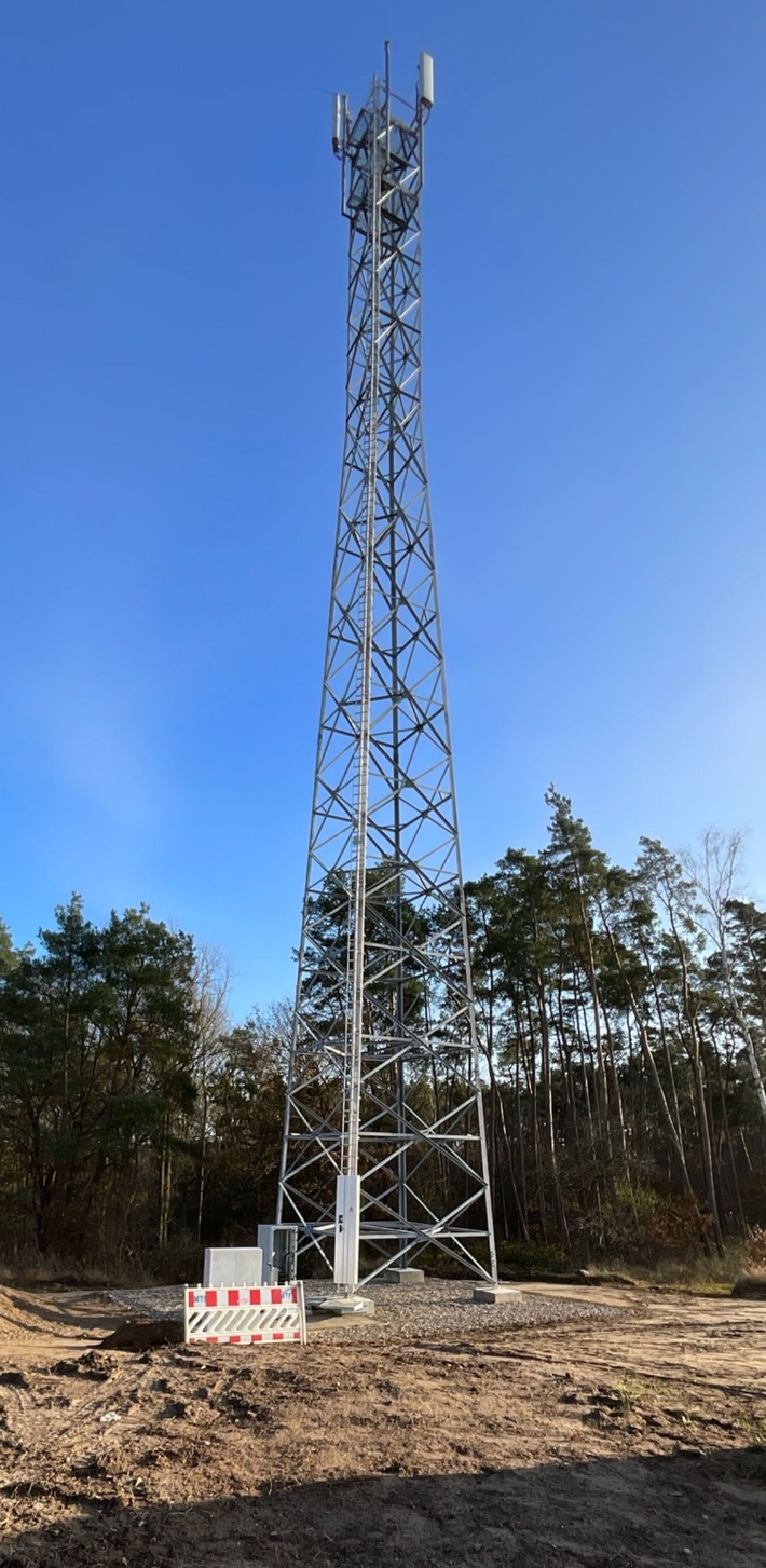 180. Mobilfunk-Sendemast im Landkreis Mecklenburgische Seenplatte