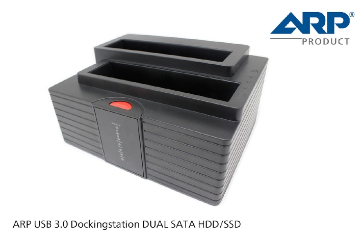 Blitzschnelle Backups mit der neuen USB 3.0 Dockingstation DUAL SATA von ARP (BILD)