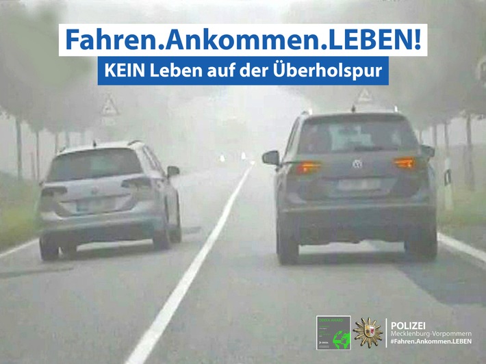 POL-HRO: Beginn der landesweiten Verkehrskontrollen &quot;Fahren.Ankommen.LEBEN!&quot; mit den Schwerpunkten: Überholen und Geschwindigkeit