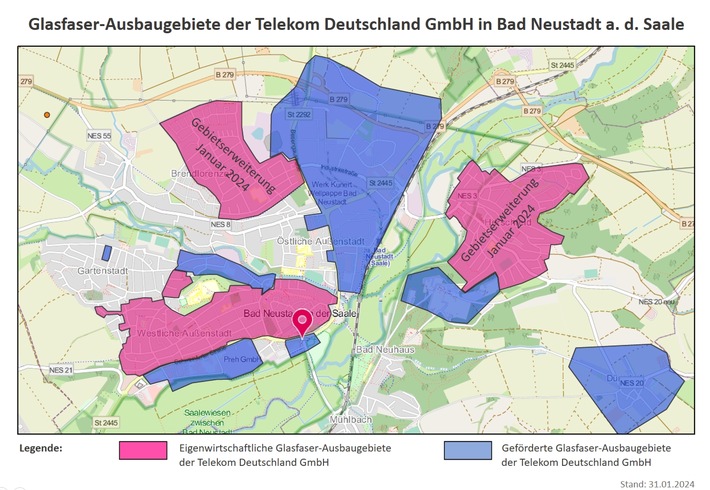 Noch mehr Glasfaser für Bad Neustadt a. d. Saale