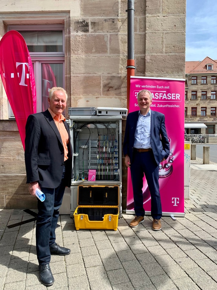 Telekom gibt Update zum Glasfaserausbau in Fürth