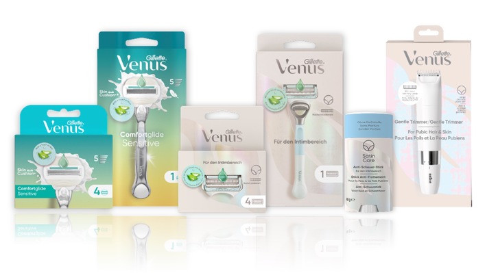 Welcome to the Soft Side! Die neue Sensitive Linie von Gillette Venus