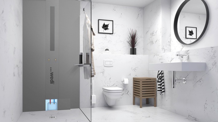 wedi: Damit kommen kleine Bäder groß raus