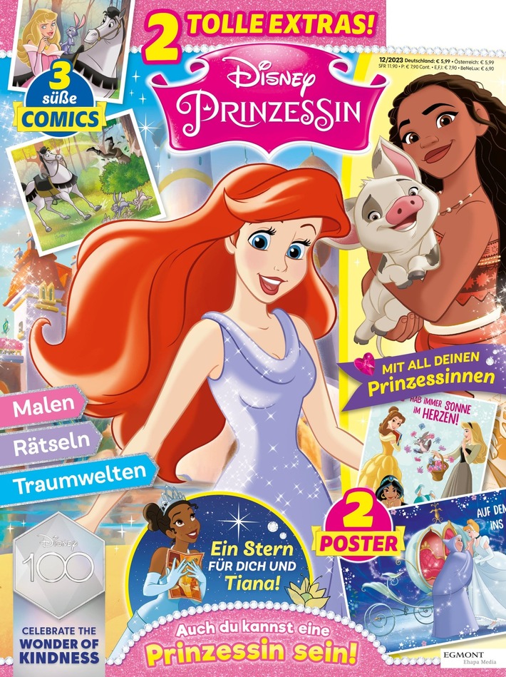 25 Jahre Märchenzauber: Das Disney Prinzessin-Magazin von Egmont Ehapa Media feiert Jubiläum