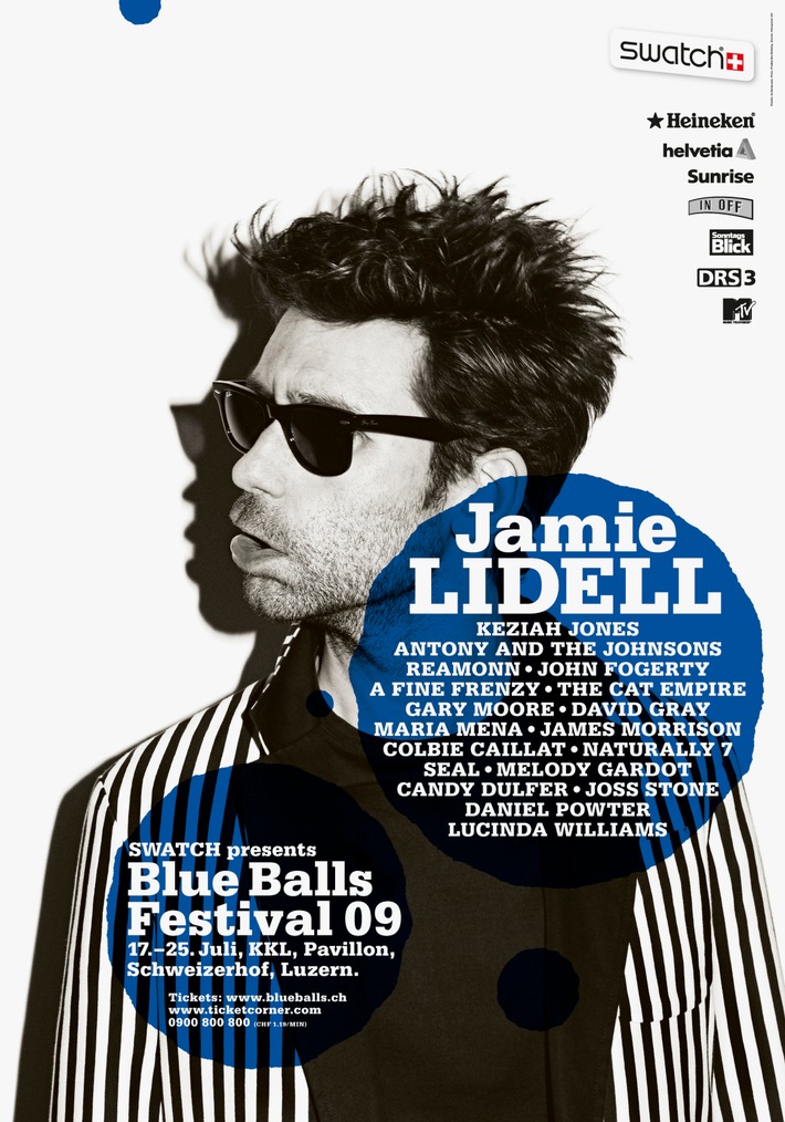 Blue Balls 2009: Weltstars und neue Talente.