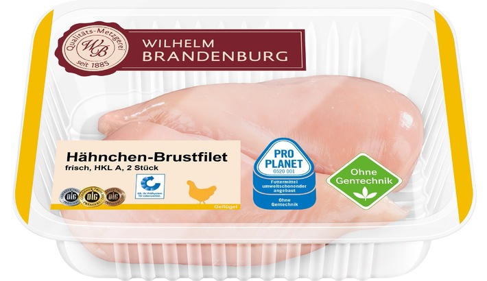 REWE führt Hähnchenfleisch "Ohne Gentechnik"