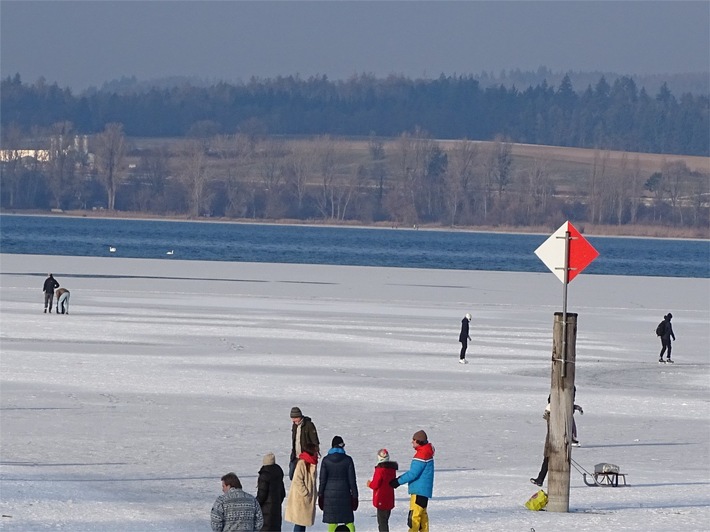 FW Reichenau: Person im Eis eingebrochen, Reichenau/Gnadensee, 07.01.2026
