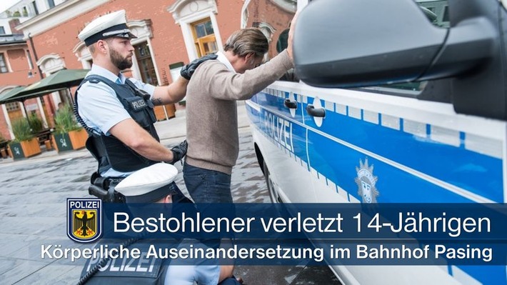 Bundespolizeidirektion München: Zigarettendiebstahl führte zu Körperverletzung, Nötigung und Sachbeschädigung / Bahnsicherheitsmitarbeiter schritten ein