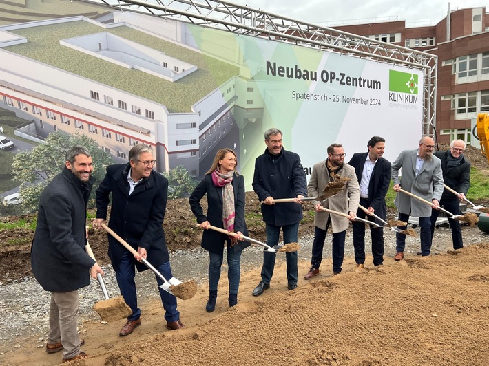 Spatenstich für neues OP-Zentrum: Meilenstein für die Zukunft des Klinikums Aschaffenburg