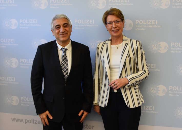 POL-MS: Antrittsbesuch: Türkischer Generalkonsul zu Gast im Polizeipräsidium Münster