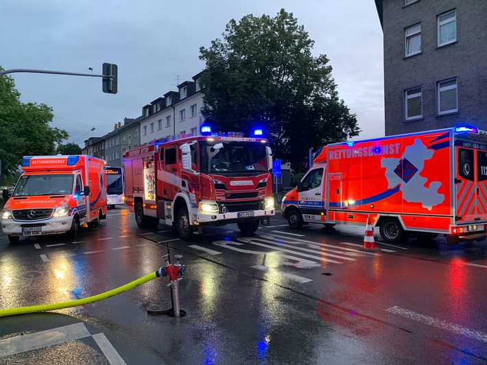 FW Witten: Wohnungsbrand in der Innenstadt, ein Verletzter