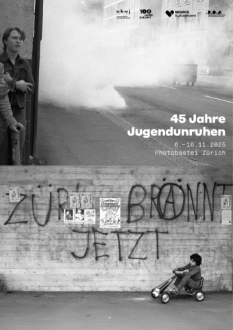 Züri brännt: Fotoausstellung «45 Jahre Jugendunruhen» in der Photobastei Zürich