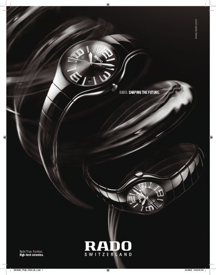 Rado: Une nouvelle campagne produit non conventionnelle pour la marque de montres design de luxe