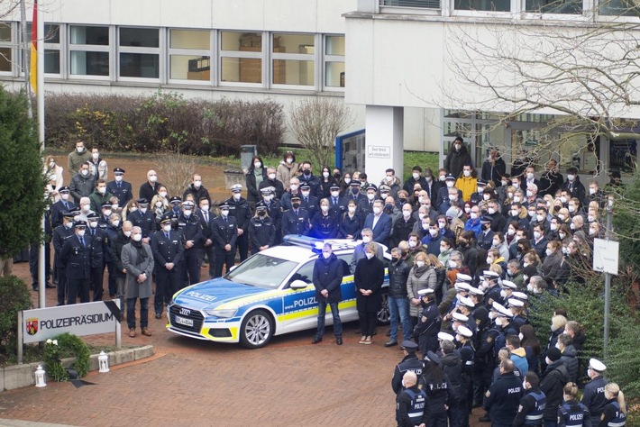 POL-PPKO: Schweigeminute vor dem Polizeipräsidium Koblenz