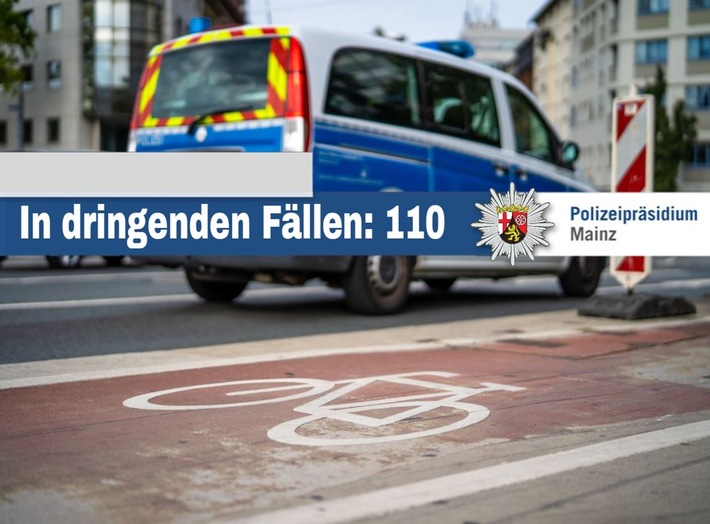 POL-PPMZ: Mainz-Hechtsheim - Gemeinsame Kontrolle von Verkehrsüberwachungsamt und Polizei auf der ersten Mainzer Fahrradstraße