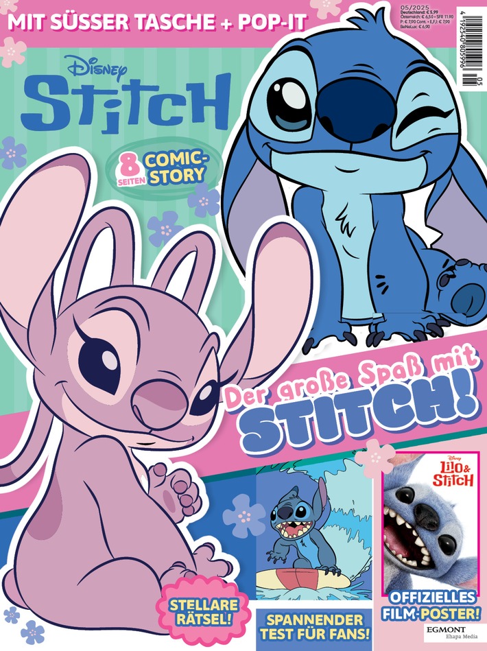 Egmont Ehapa Media startet mit neuem „Stitch-Magazin“ durch