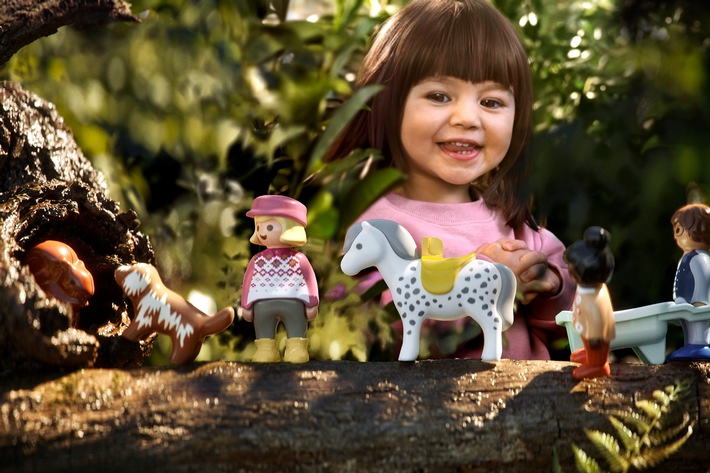 Playmobil weltweit erster großer Spielwarenhersteller mit pflanzenbasiertem Kunststoff im kompletten Kleinkindportfolio