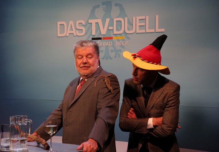 Kurt Beck (SPD) zu Gast bei &#039;Stuckrad-Barre&#039;: 
Rekord-Ministerpräsident vergleicht Angela Merkel mit Chamäleon: &quot;Beide können wunderbar die Farbe wechseln&quot; (BILD)