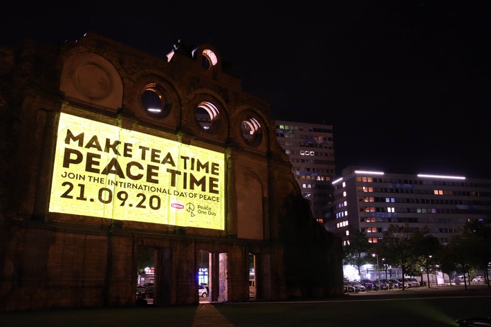 Lipton und Peace One Day rufen gemeinsam zum Internationalen Tag des Friedens 2020 auf