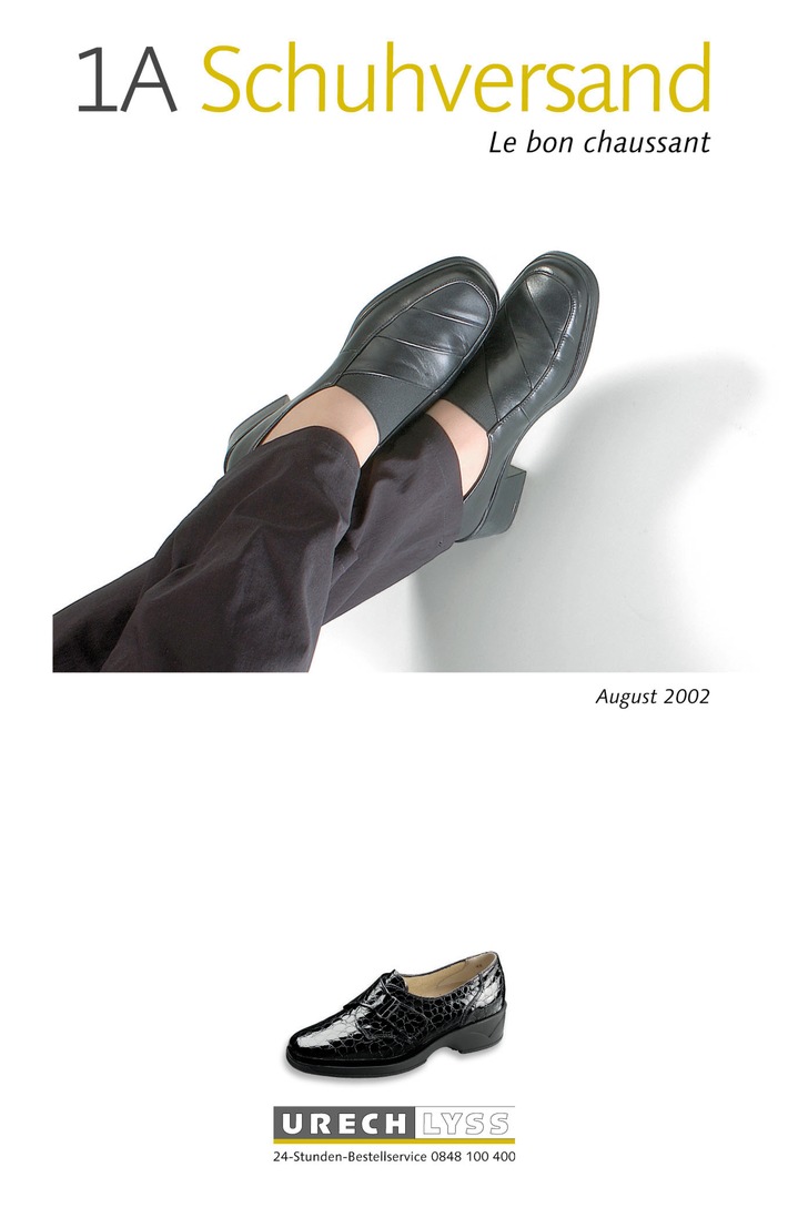 Urech Lyss AG lanciert 1A Schuhversand: "Le bon chaussant" - Schuhe, die passen