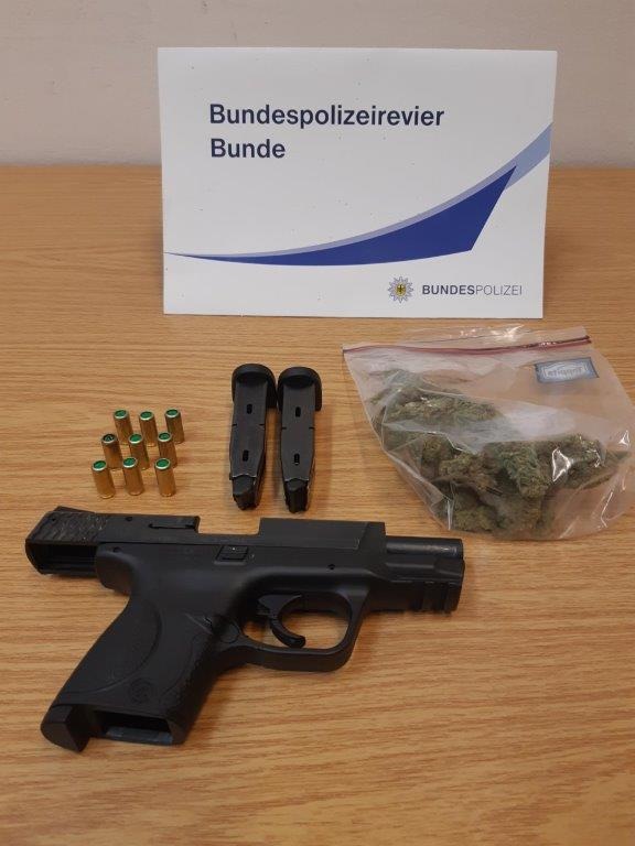BPOL-BadBentheim: Mit Drogen und Schreckschusspistole erwischt