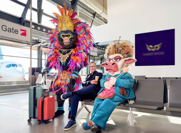 Affenstark trifft auf muuh-tiges Styling! KING und MUUHNIKA erobern ab Samstag, 8. November die "The Masked Singer"-Bühne