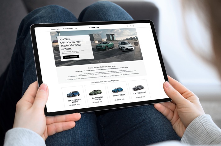Kia startet Neuwagen-Abo "Kia Flex": Maßgeschneiderte Mobilität zum All-inclusive-Tarif*