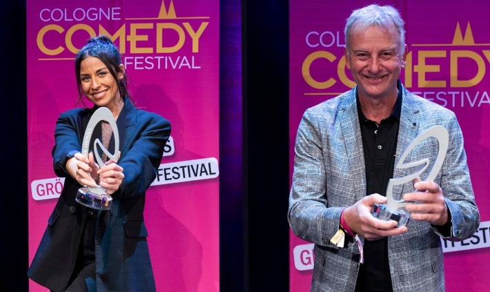 Der Deutsche Comedypreis 2023 als Beste Newcomerin geht an Negah Amiri - Ralf Günther erhält Ehrenpreis